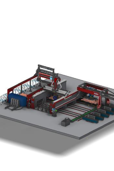 TAM OTOMATİK YENİ JENERASYON 5 EKSEN PLAKA EBATLAMA SİSTEMİ
